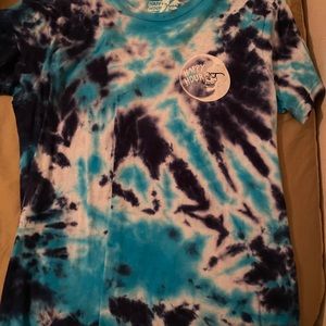 Happy hour blue tie dye